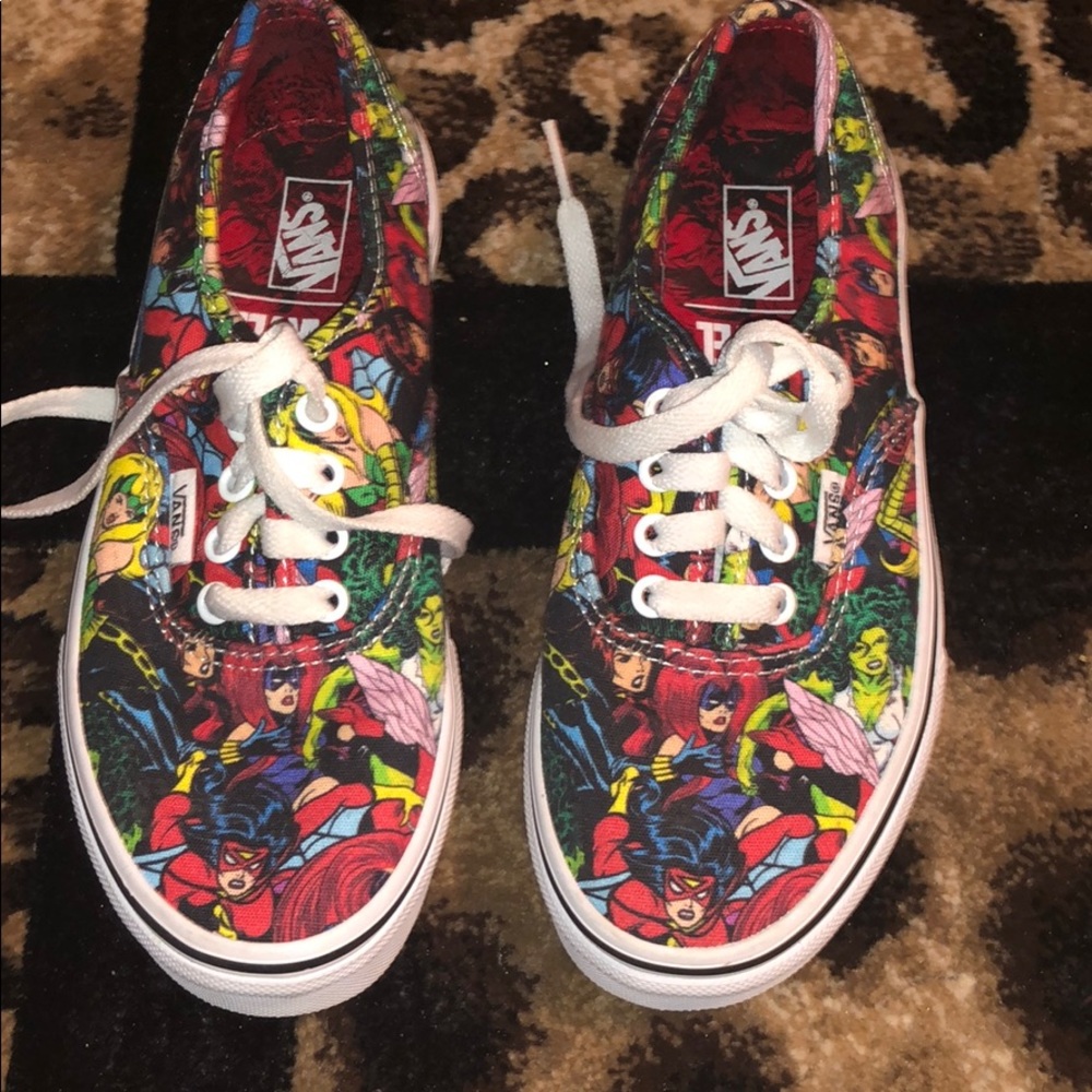 Marvel superheroes vans
